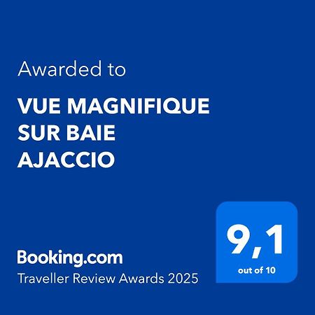 Apartament Vue Magnifique Sur Baie Ajaccio Porticcio  Zewnętrze zdjęcie