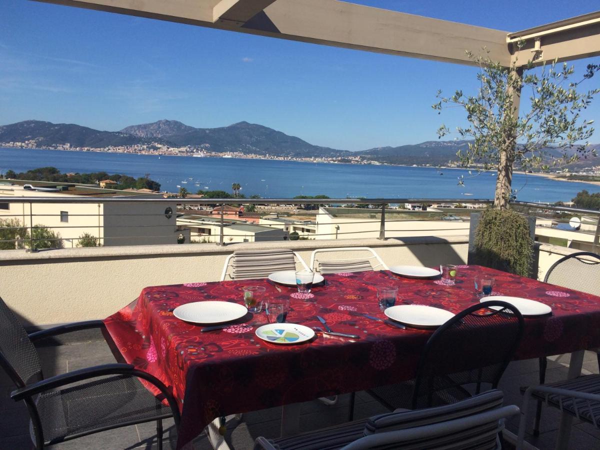 Apartament Vue Magnifique Sur Baie Ajaccio Porticcio  Zewnętrze zdjęcie