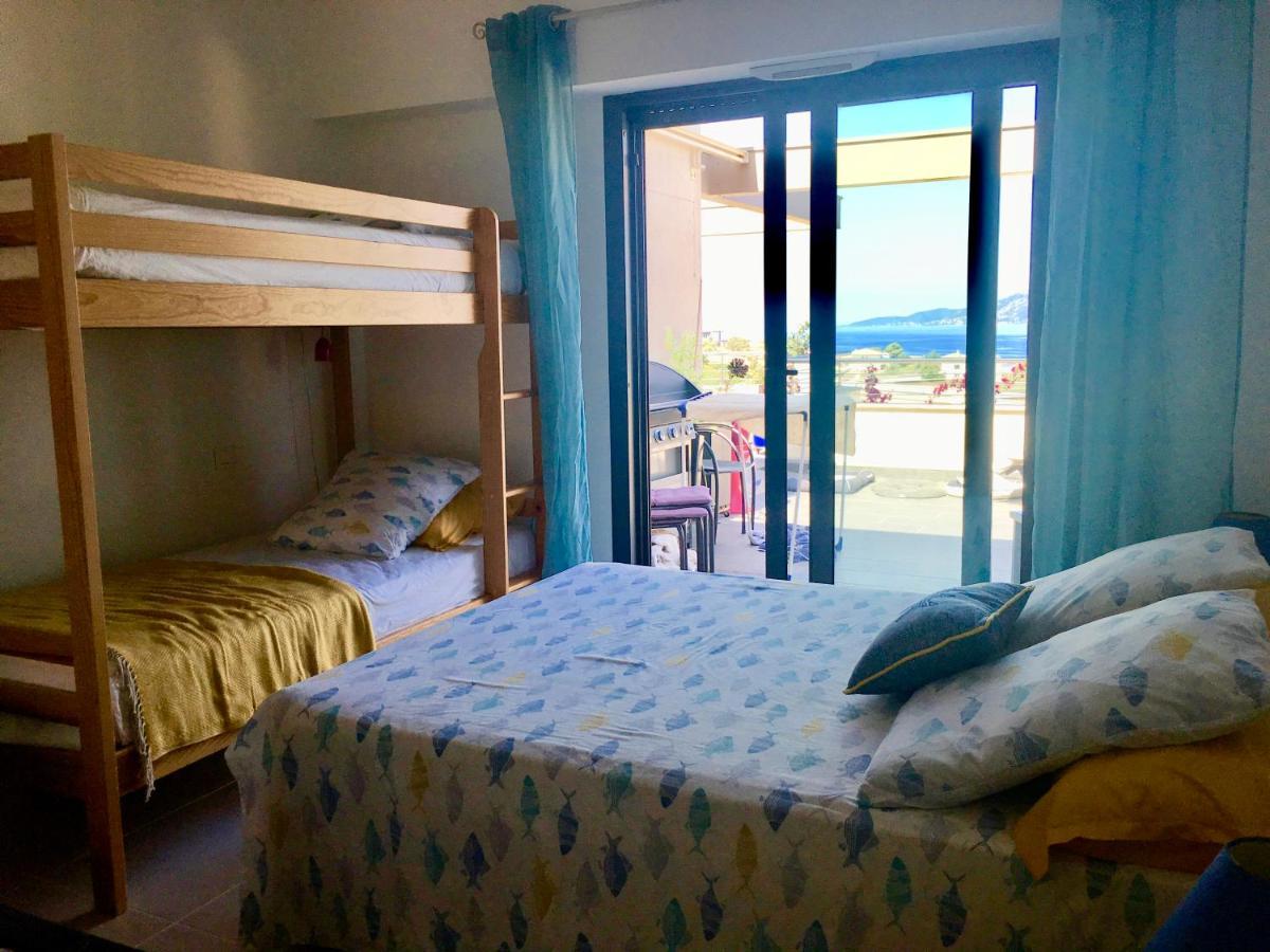 Apartament Vue Magnifique Sur Baie Ajaccio Porticcio  Zewnętrze zdjęcie