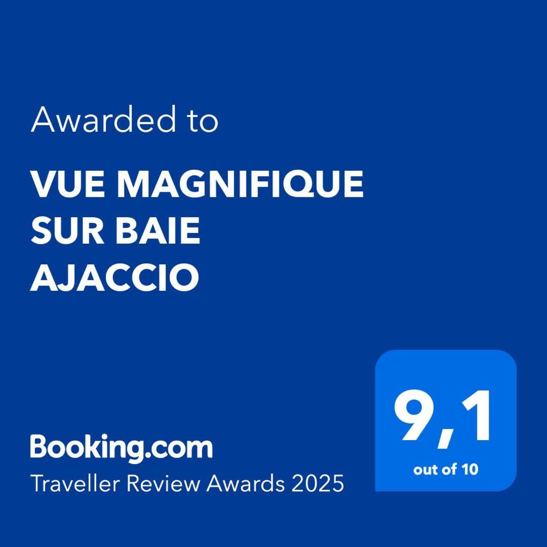 Apartament Vue Magnifique Sur Baie Ajaccio Porticcio  Zewnętrze zdjęcie